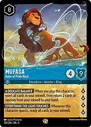 Mufasa - Ruler of Pride Rock