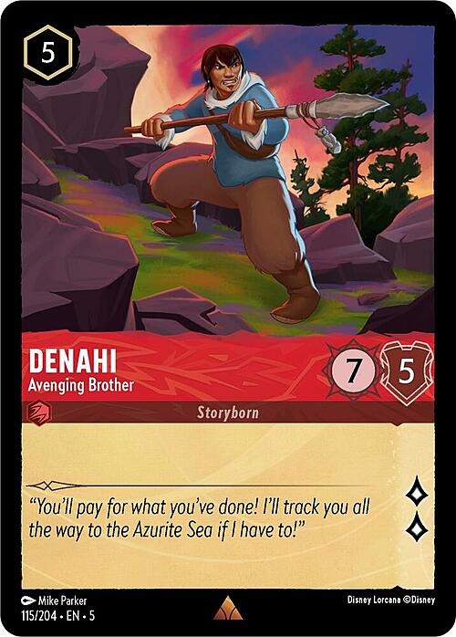 Denahi - Avenging Brother Card Front