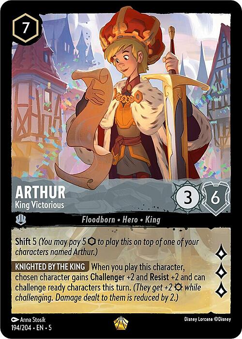 Arthur - King Victorious Card Front