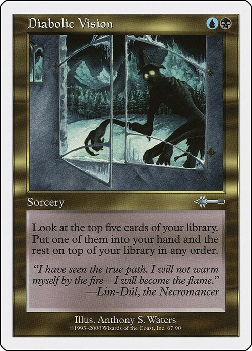 Diabolic Vision Card Front