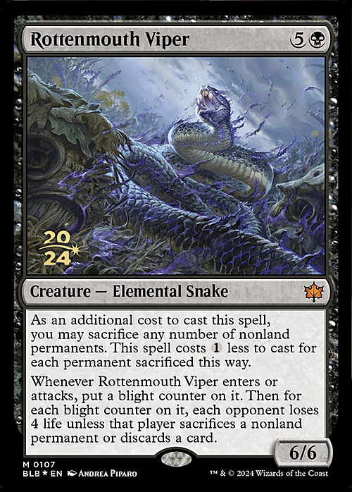 Rottenmouth Viper Card Front