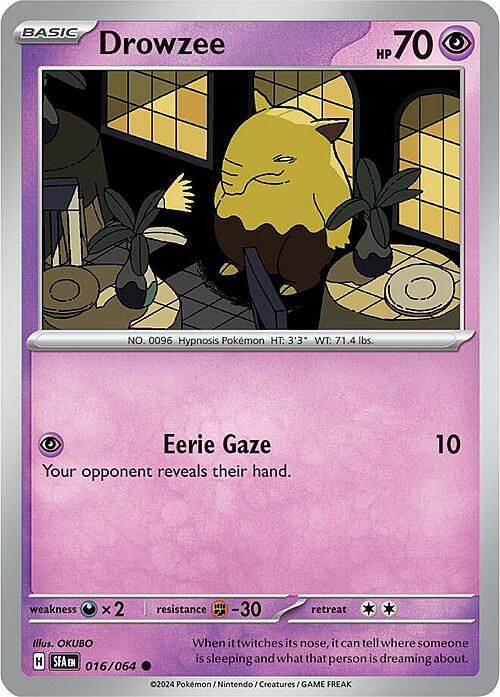 Drowzee Card Front