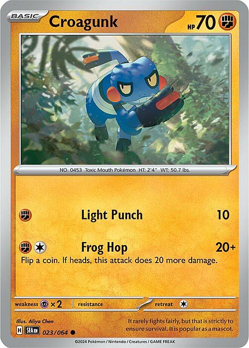 Croagunk Card Front