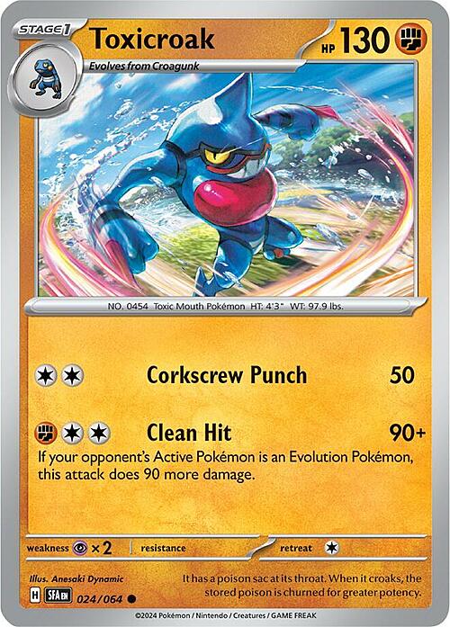 Toxicroak Card Front