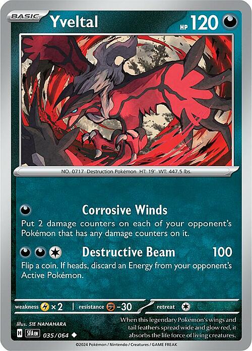 Yveltal Card Front