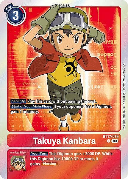 Takuya Kanbara Card Front