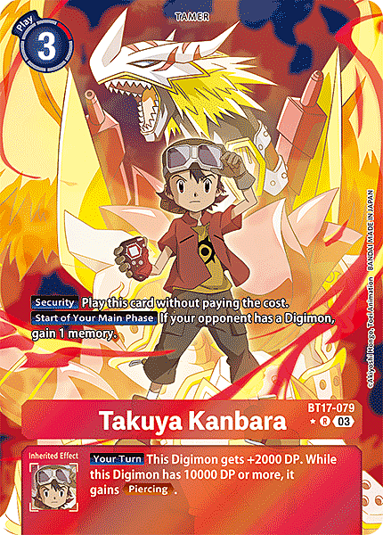 Takuya Kanbara Card Front