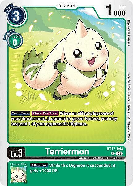 Terriermon Card Front