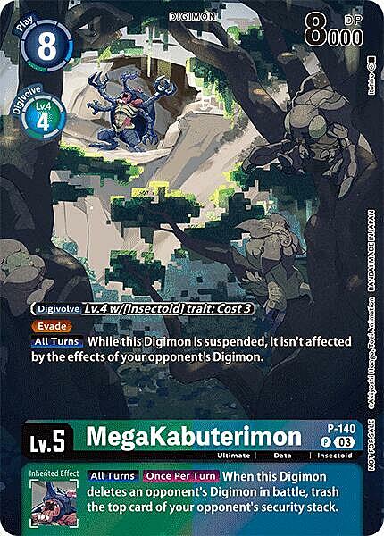 MegaKabuterimon Card Front