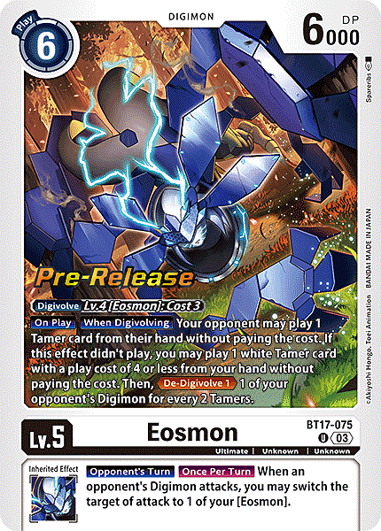 Eosmon Card Front