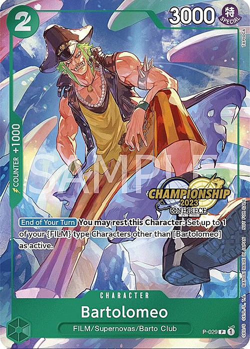 Bartolomeo Card Front