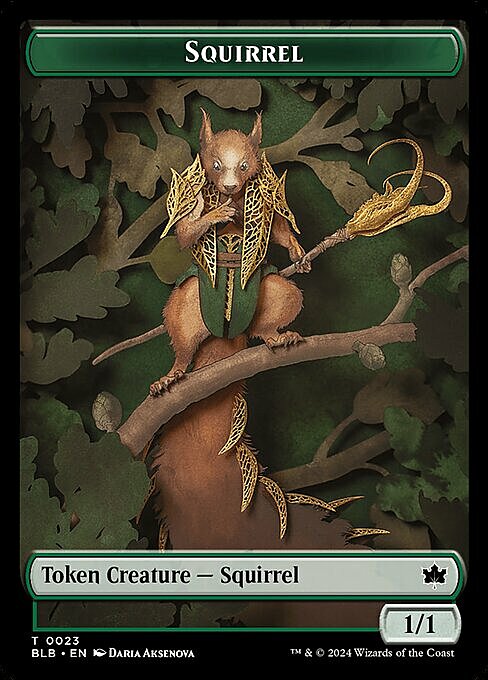 Squirrel Card Front