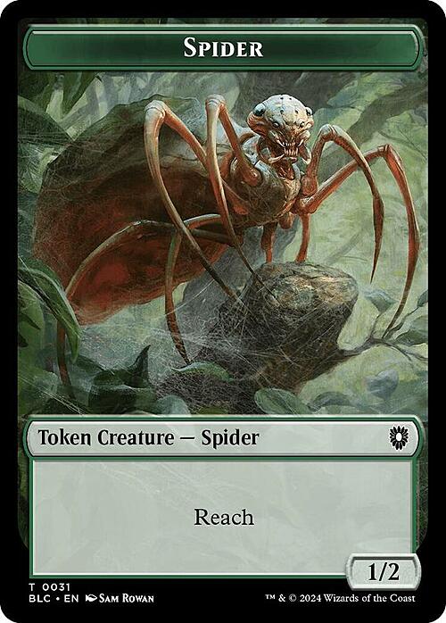 Spider // Blood Card Front