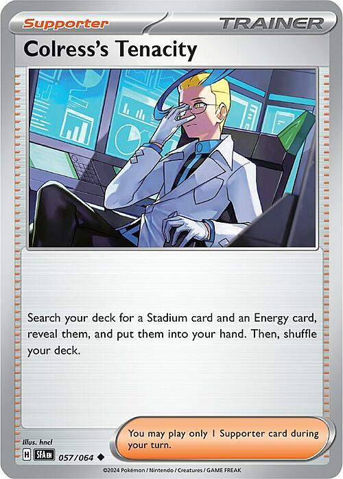 Colress's Tenacity Card Front