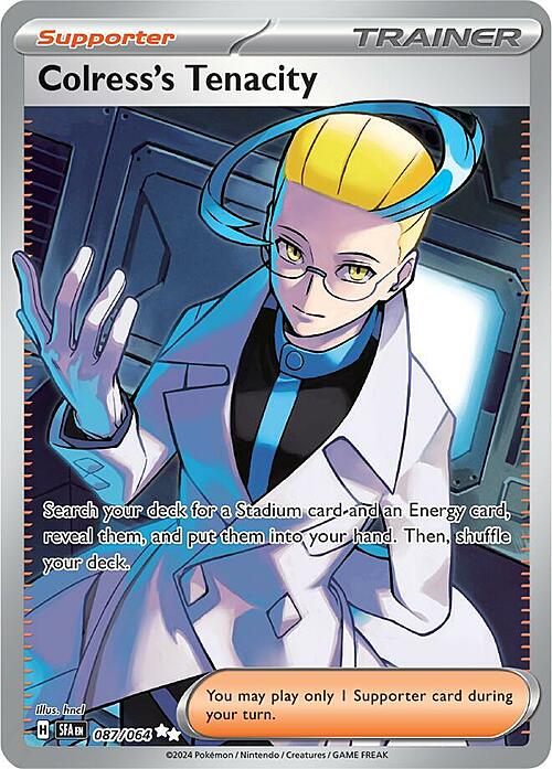 Colress's Tenacity Card Front