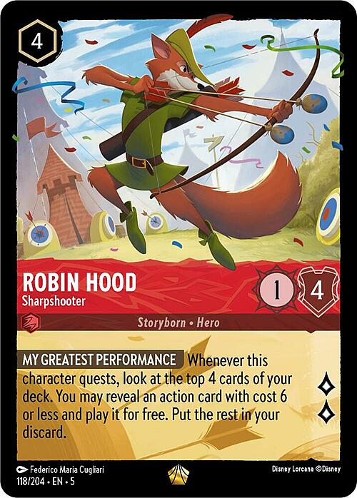 Robin Hood - Tiratore Scelto Card Front