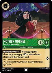 Mother Gothel - Conceited Manipulator