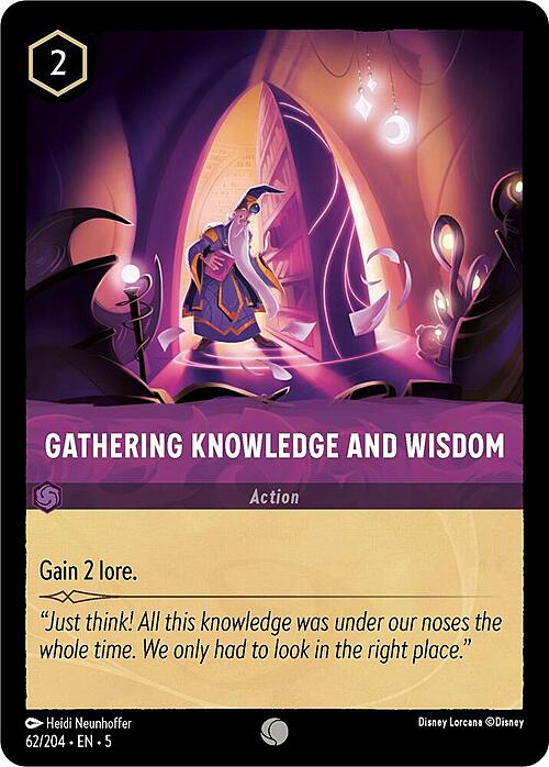 Gathering Knowledge and Wisdom Card Front