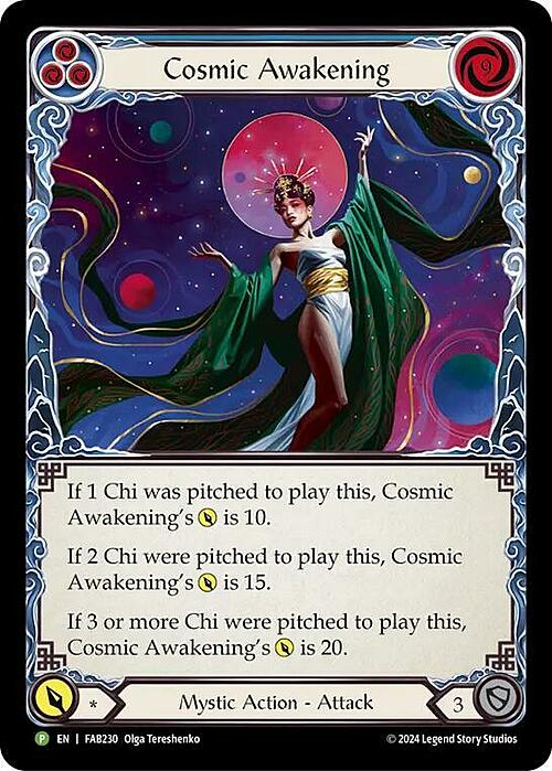 Cosmic Awakening Card Front