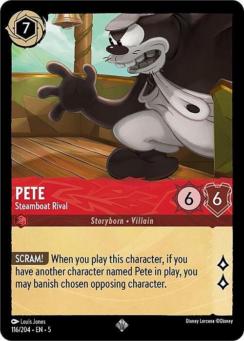 Pete - Steamboat Rival Card Front