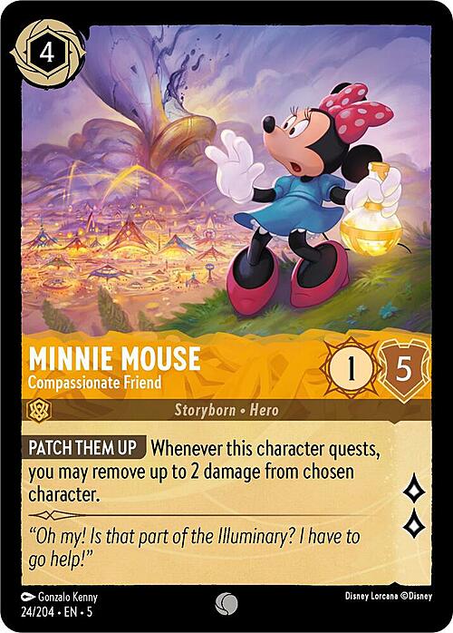 Minnie Mouse - Compassionate Friend Card Front