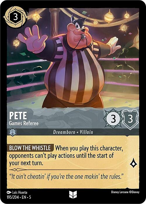 Pete - Games Referee Frente