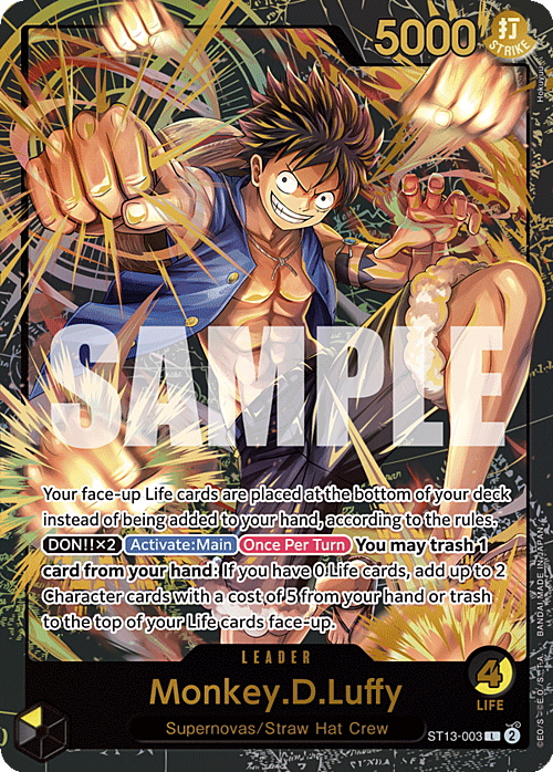 Monkey.D.Luffy Card Front