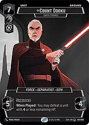 Conte Dooku, Darth Tyranus