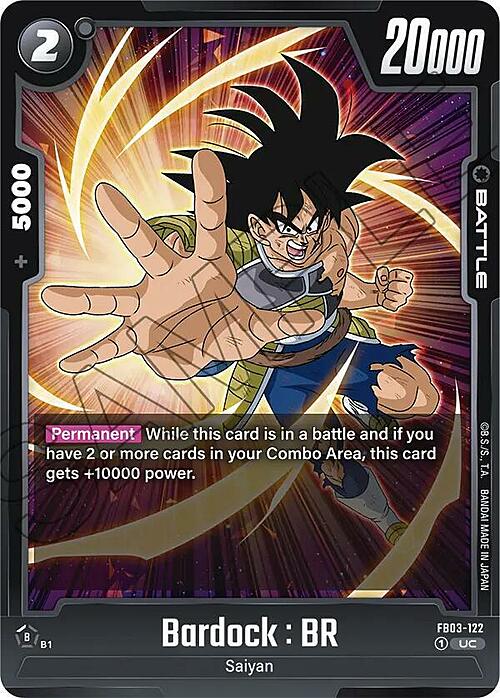 Bardock : BR Card Front