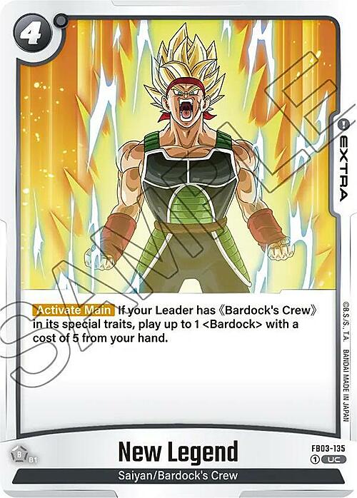 New Legend Card Front