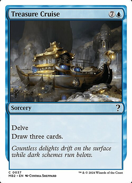 Treasure Cruise Card Front