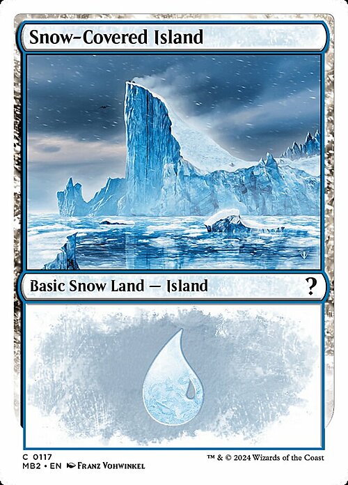 Snow-Covered Island Card Front