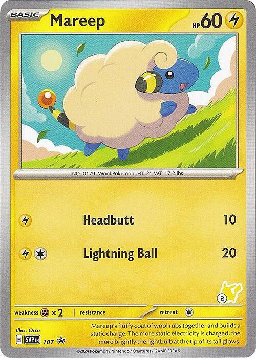 Mareep Card Front