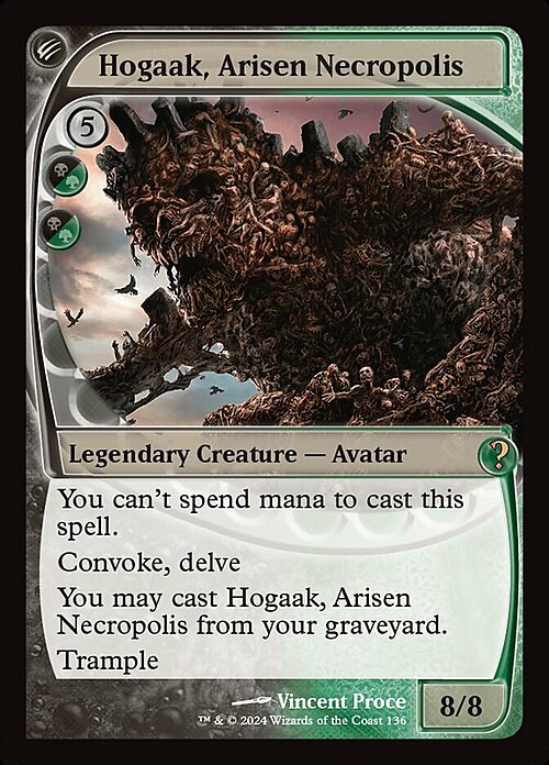 Hogaak, Arisen Necropolis Card Front