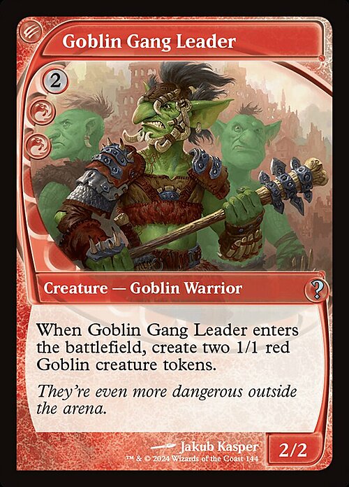 Goblin Gang Leader Card Front