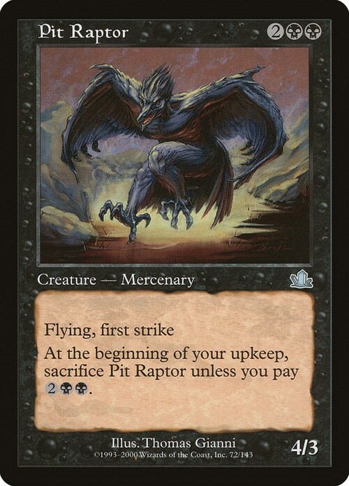 Pit Raptor Card Front