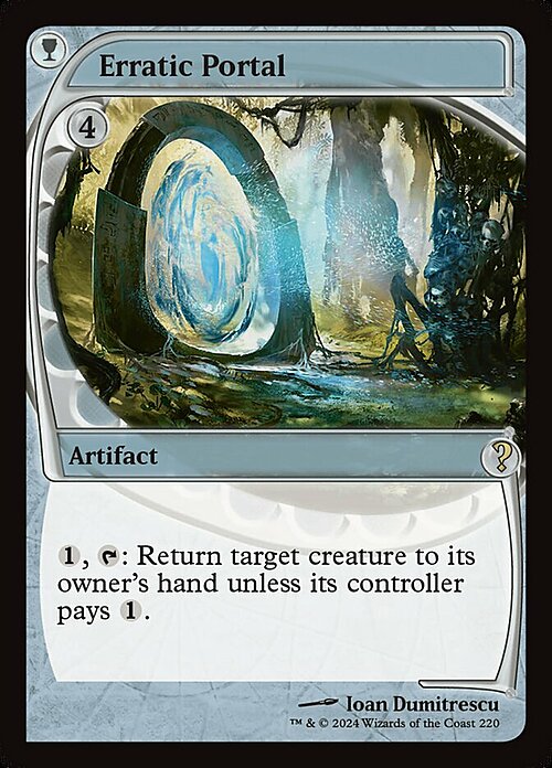 Erratic Portal Card Front