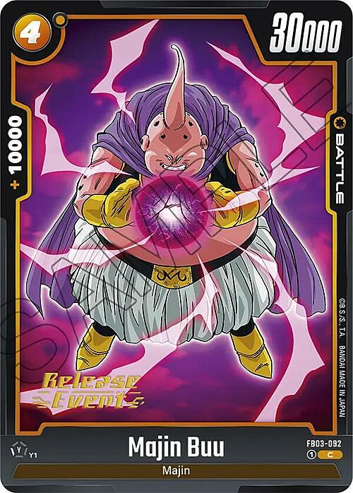 Majin Buu Card Front