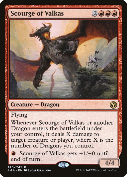 Scourge of Valkas Card Front