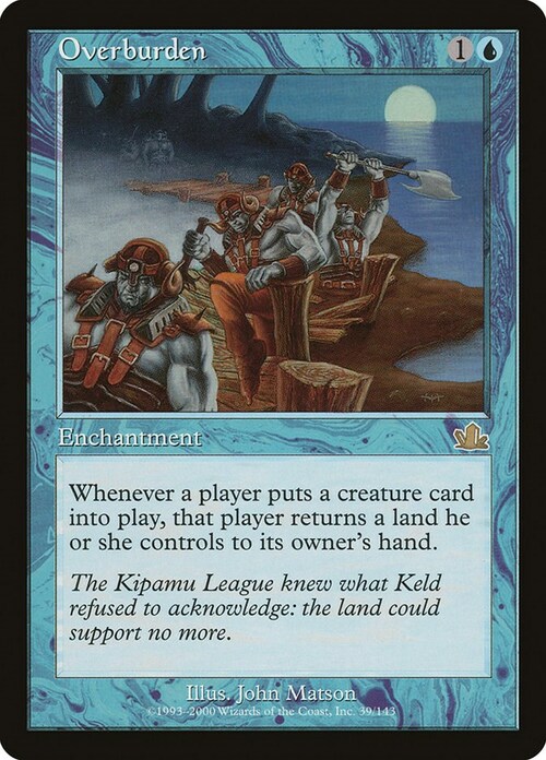 Overburden Card Front