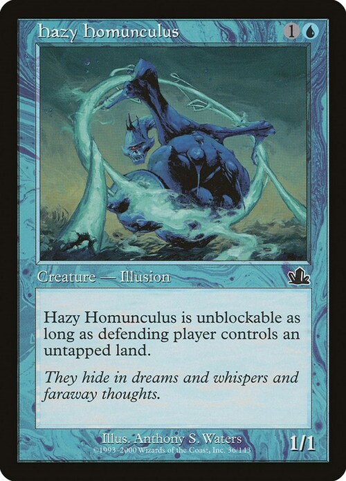 Hazy Homunculus Card Front