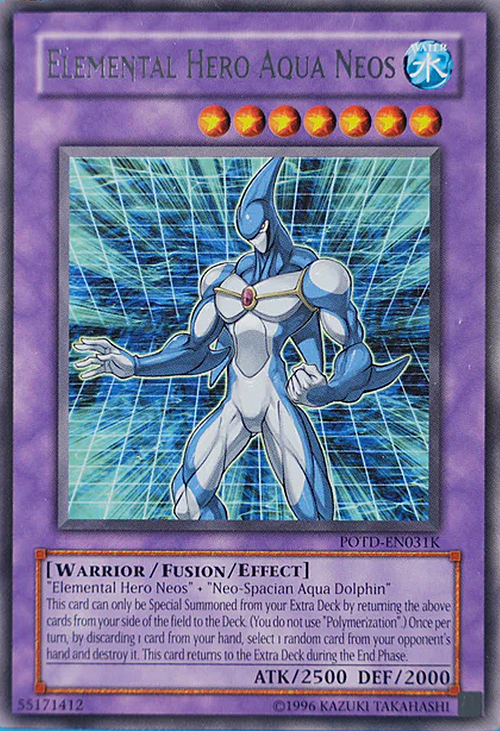 Elemental Hero Aqua Neos Card Front