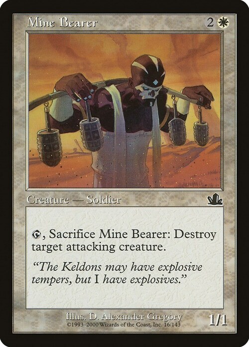 Mine Bearer Card Front