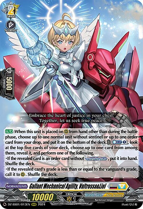 Gallant Mechanical Agility, Valtrossa&Liel Card Front