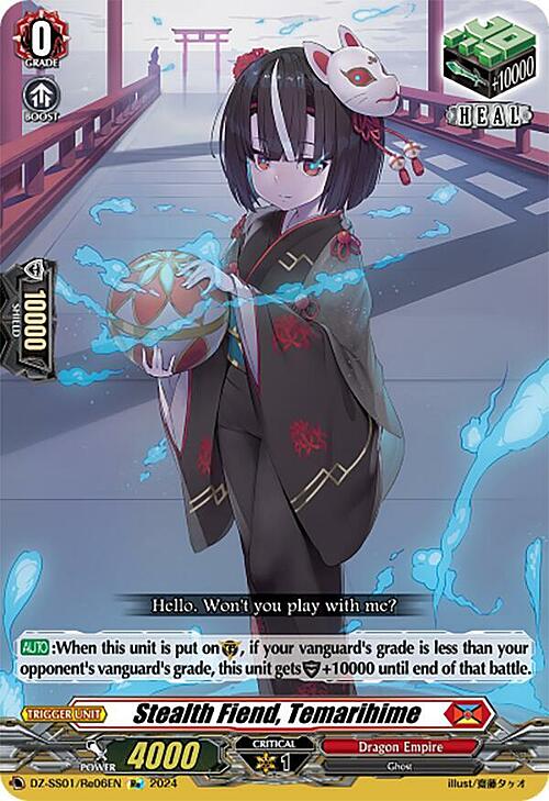 Stealth Fiend, Temarihime Card Front