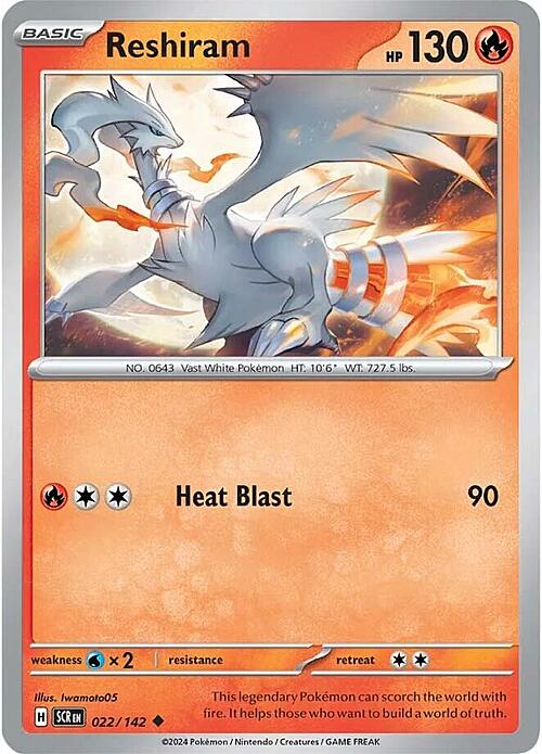 Reshiram Card Front