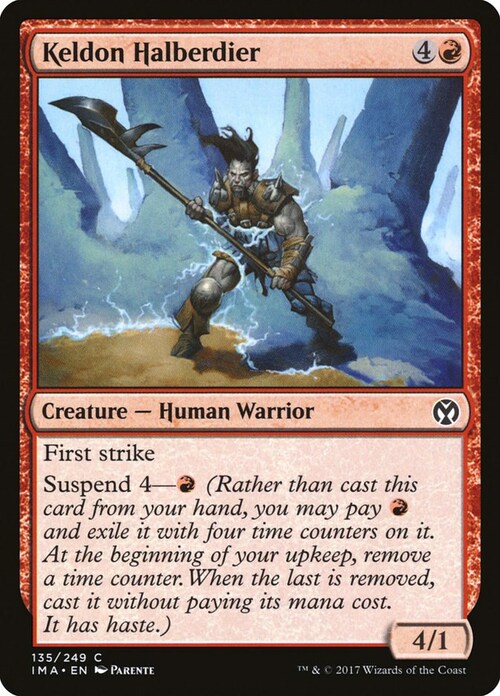 Keldon Halberdier Card Front