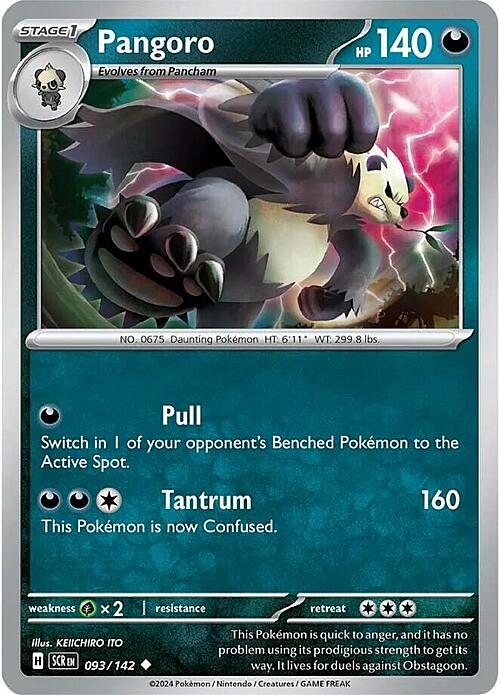 Pangoro Card Front