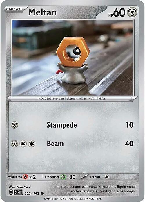 Meltan Card Front