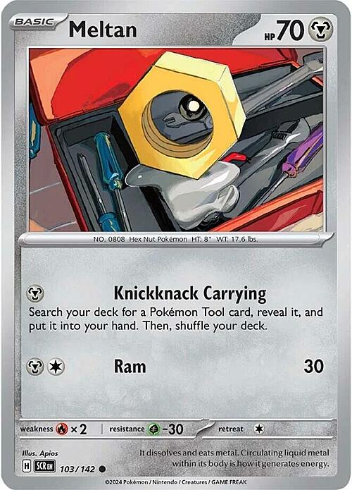 Meltan Card Front